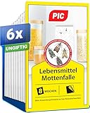 PIC Lebensmittelmotten Falle - 6 Lebensmittelmottenfallen - Mottenfalle mit...