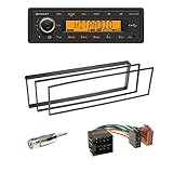 Continental TR7412UB-OR - Autoradio mit BT, RDS, USB Radioblende schwarz + ISO...