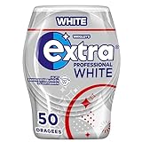 Extra Professional White Kaugummi, zuckerfrei, 50 Dragees