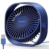 EasyAcc USB Ventilator, Mini Ventilator, Leise USB Tischventilator mit 2 Jahre...