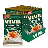 VIVIL Creme Life Caramel-Hazelitos Sahnebonbons ohne Zucker | 15 Beutel x 110g