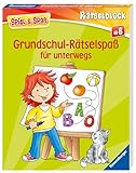 Grundschul-Rätselspaß für unterwegs - Rätselbuch ab 6 Jahre, Reisespiele...