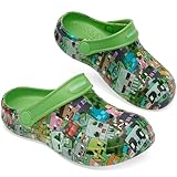 Minecraft Clogs Kinder Gartenschuhe für Strand, Schwimmbad, Urlaub - Geschenke...