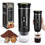 SOPPY Espressomaschine Kapselmaschine Camping Kaffeemaschine Selbsterhitzung...
