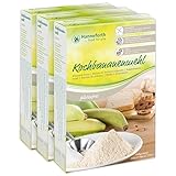 Reines glutenfreies Kochbananenmehl | 3x500gr | Hanneforth