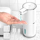 HAPPHOOH Seifenspender Automatisch, 380ml Elektrischer Seifenspender mit Sensor...