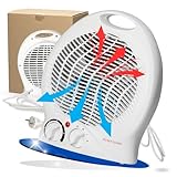 Ventilator 'Mobil' 2000W inkl. Heizlüfter - Standventilator sehr leise -...