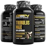 Tribulus Max - 180 Kapseln - Hochdosiert mit 4500 mg pro Tagesdosis - Premium:...