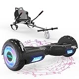 MEGA MOTION Hoverboard mit Sitz für Kinder, 6.5 Zoll Hoverboards mit Bluetooth...