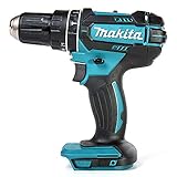 Makita DHP482Z 18 V LXT Li-Ion Kombi-Bohrer, 2 Geschwindigkeiten, Blau, nackt,...