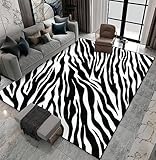 Generic Modern Design Teppich Wohnzimmer Teppich 100 x 200 cm Zebra Gestreiftes...