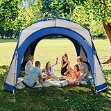 YITAHOME Event Dome Pavillon Partyzelt 3,5x3,5x2,3m Wasserdicht Camping Pavillon...