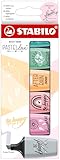 STABILO - Textmarker - BOSS MINI Pastellove 2.0-6er Pack - mit 6 verschiedenen...