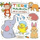 Tiere Malbuch ab 2 Jahren: Tierkinder zum Ausmalen, Kritzeln und Entdecken