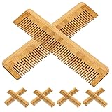 CRILSTYLEO 10st Tragbarer Bambuskamm Haarbürste Aus Wildschweinborsten...