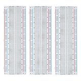 ELEGOO 3er Breadboard 830 Pin Solderless Prototype PCB Board Kit für Arduino...