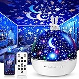 Night Light,Sternenhimmel Projektor Kinder mit 15 Film,Nachtlicht Kinder...