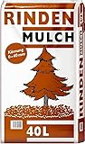 Rindenmulch 0-40 mm Körnung 40 Liter Garten-Mulch Qualität aus Bayern! (Natur)