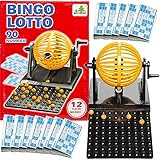 104-teiliges Spiele-Set * Bingo * | mit 90 Kugeln, 12 Karten mit 180 Bingochips...