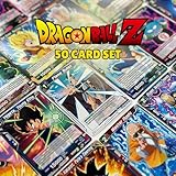 50 Dragonball Karten Lot mit 3 Holo Karte - Dragon Ball Card Game - Englisch +...