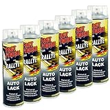 Fast Finish 430251 SET Auto Lack Klarlack glänzend 6 x 500 ml