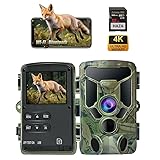 HAZA 4K WLAN Wildkamera mit App 60MP HD Wildtierkamera mit 940nm Nachtsicht...