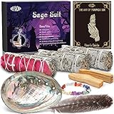 BEYAOBN Räucherset, 3 Bündel Salbei räuchern,Weisser Salbei zum...
