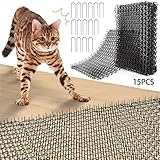 Dornengitter Gegen Katzen,15 Stücke Katzenabwehr Matte 20*40cm,Tier Barriere...