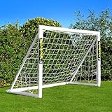 FORZA Fußballtor mit einem Klicksystem – das Fußball-Tor kann das ganze Jahr...