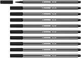 STABILO - Premium-Filzstift - Pen 68-10er Pack - schwarz