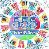 Wasserbomben Selbstschließend, 555 Stück Wasserbomben Set 60 Sekunden...