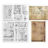 GLOBLELAND Vintage Gänseblümchen Klare Stempel für DIY Scrapbooking Dekor...