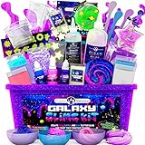 Original Stationery Galaxy Slime Kit mit Glow in The Dark Kleber und Sternen-...