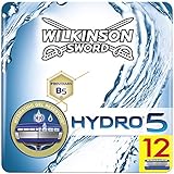 Wilkinson Sword Hydro 5 Rasierklingen für Herren Rasierer, 12 Stück