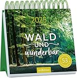 Postkartenkalender Wald und wunderbar 2025: Wochenkalender 2025, 53 Postkarten...