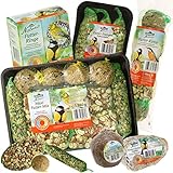 Dehner Natura Premium Wildvogelfutter, Spezial-Snackmix, Wildvogelsnack,...