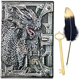 LaVenty DND Zubehör DND Journal Notebook Dungeons DND Drache Tagebuch 3D...