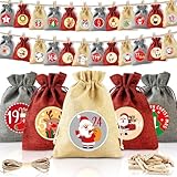 CNMTCCO 24 Stück Adventskalender Zum Befüllen,Weihnachtskalender 2025...