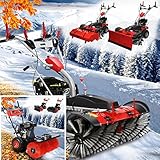 BRAST® Benzin Kehrmaschine | Laubsammler Schneeschieber | XXL Premium |...