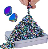 Coolden 500+ Stück Crack Magnets Set, Bunte Magnetsteine Stresskiller mit 2...