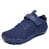 DAZFE Kinder Barfußschuhe Breite Zehenbox Jungen Mädchen Hausschuhe...