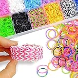Heatigo Loom Bänder Set,1600 Loops Gummis Bänder Starter Set DIY Gummibänder...