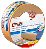 tesa Doppelseitiges Klebeband Universal - Vielseitiges Klebeband für...