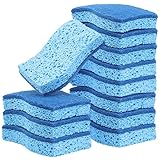 Öko-Kratzer-Küchen-Zellulose-Schwamm, Beidseitiges Geschirrspülen...