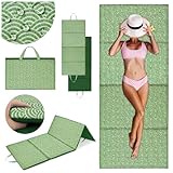 Domarex Faltbare Strandmatte 180x75x3 cm - Dicke Campingmatte mit Tragegriffen -...