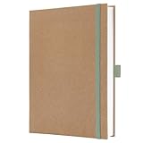 Sigel JN841 Notizbuch A5 blanko, stärkeres 100 g Papier, Geschenkbuch Jolie,...