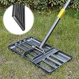 Rasenrechen Rasen Nivellierrechen Metall 182cm Golf Gartengras Surface...