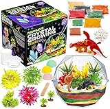 Original Stationery Grow Your Own Crystal Dinosaur Terrarium Kit, Alles-in-Einem...