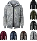 Hoodies Zipper Hoodie Herren Sweatjacke - Kapuzenjacke Mit Reißverschluss...