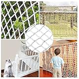 FIYSON Sicherheitsnetz für Kinder,Balkon Katzennetz 5cm mesh,Treppen Schutznetz...